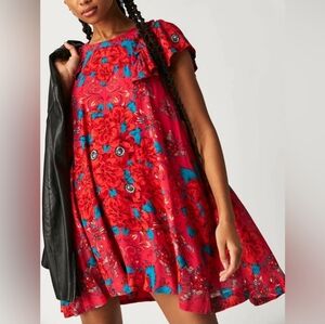 Free People Yara Printed Mini Dress